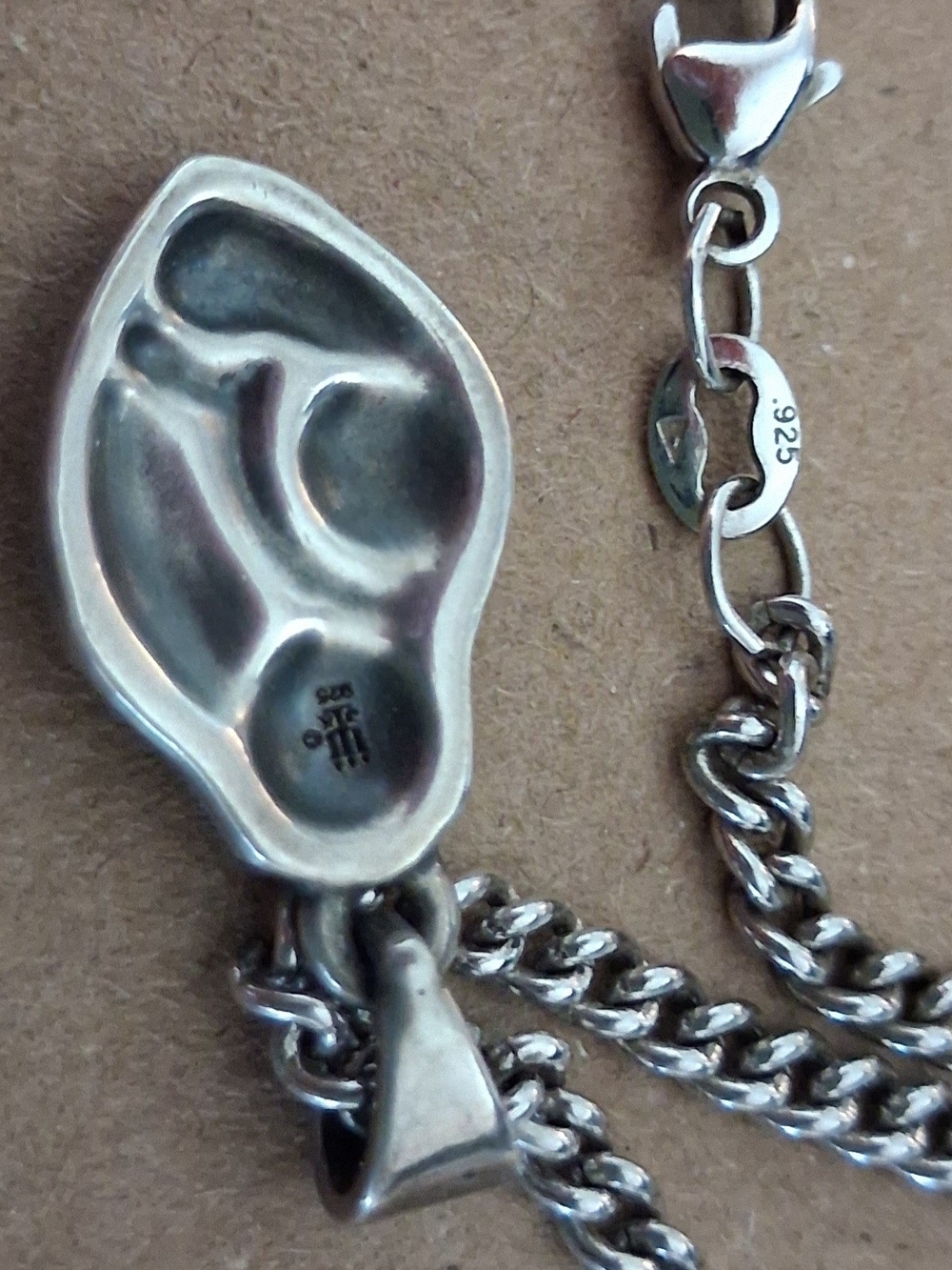 James Avery 925 Silver Mom Baby Necklace Pendant Necklace 24" Chain - Picture 8 of 10